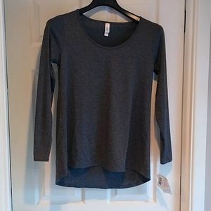 Lula Roe long sleeve scoop neck tee shirt